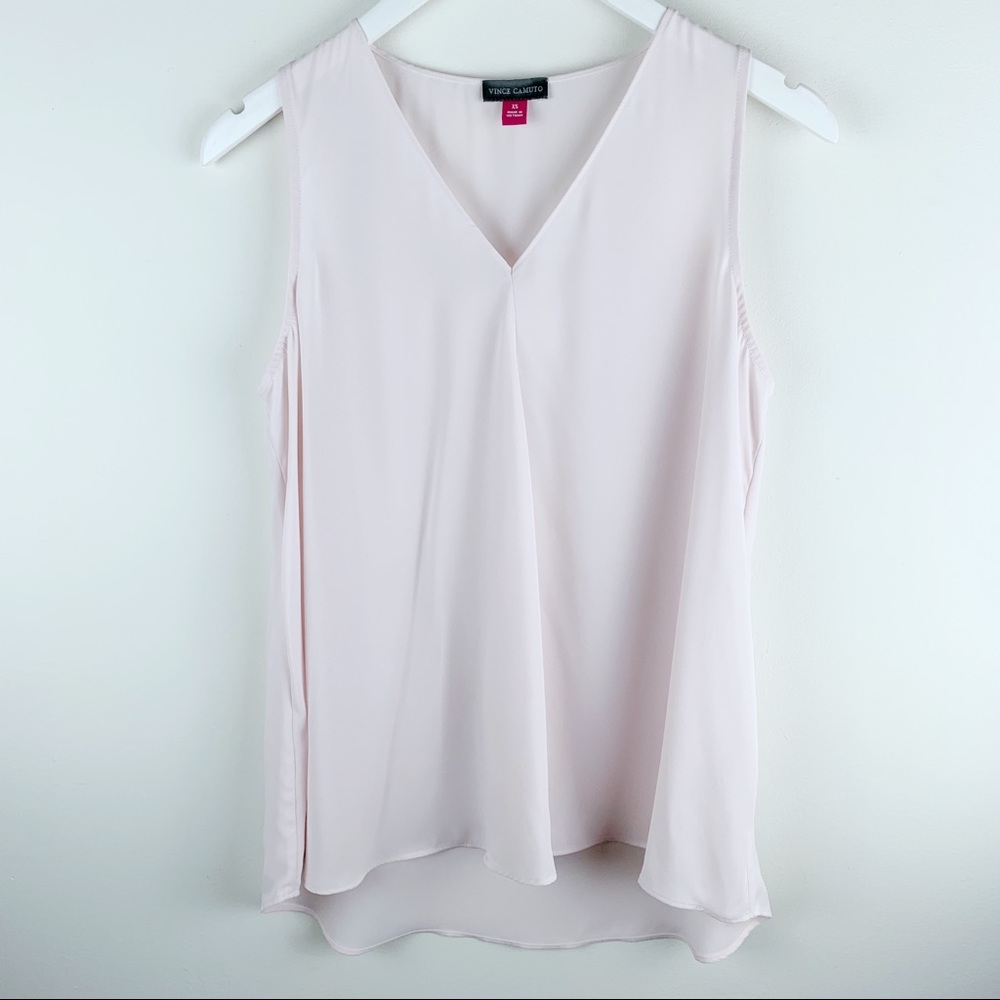 Vince Camuto Pink Sleeveless Top